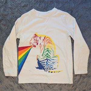Cat & Jack rainbow tiger shirt 6-7